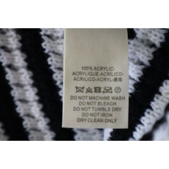 Free People Movement NF42301 Women's Black/White Stripe It Up Cool Down Beanie - Picture 6 of 9